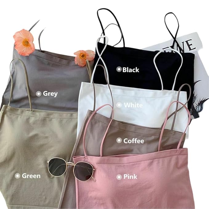 AGTO Fashion 2 Pack Lightly Padded cami top