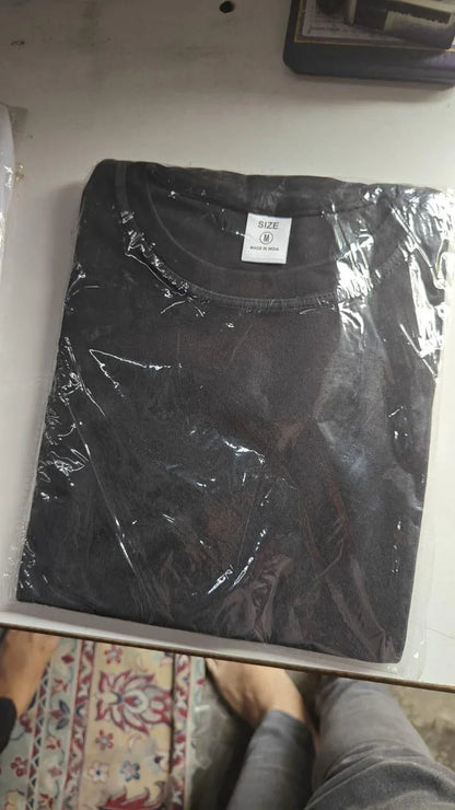 Men's Polycotton Solid Round Neck T-shirts (Pack of 4) - AGTO Fashion