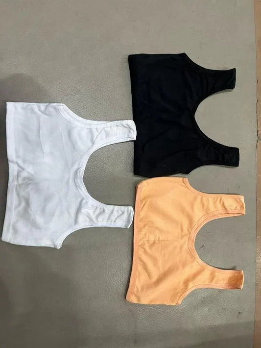 Womens Multicolor Air Bra (Pack of 3) - AGTO Fashion