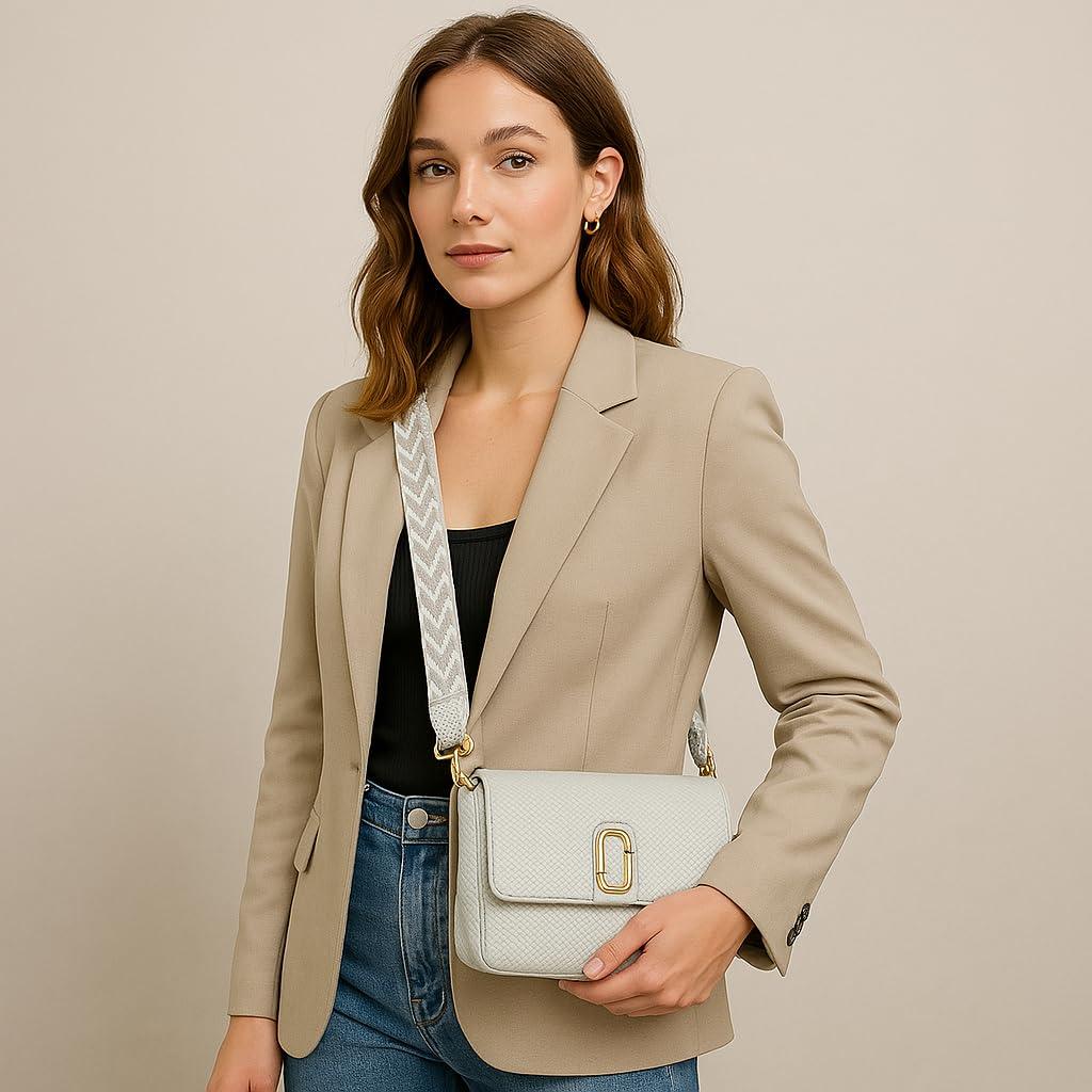 Women's Sling Bag with 3 Compartments – Lightweight & Perfect for Daily Use or Travel | Trendy Crossbody Shoulder Purse - AGTO Fashion