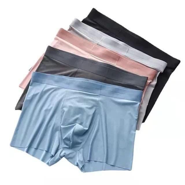 Men's Ice Silk Briefs Boxers (Pack of 3) - AGTO Fashion