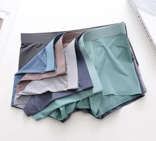 Men's Ice Silk Briefs Boxers (Pack of 3) - AGTO Fashion