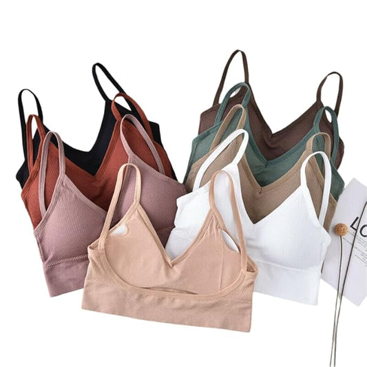 AGTO Fashion 2 Pack Medium Impact Padded Sports Bra