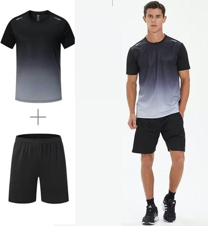 Men's Jersey T-shirt & Bottom Set - AGTO Fashion