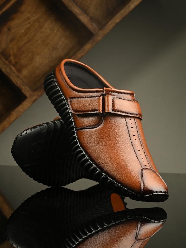 Men's Bantu Style Tan Loafer Casual Shoe - AGTO Fashion